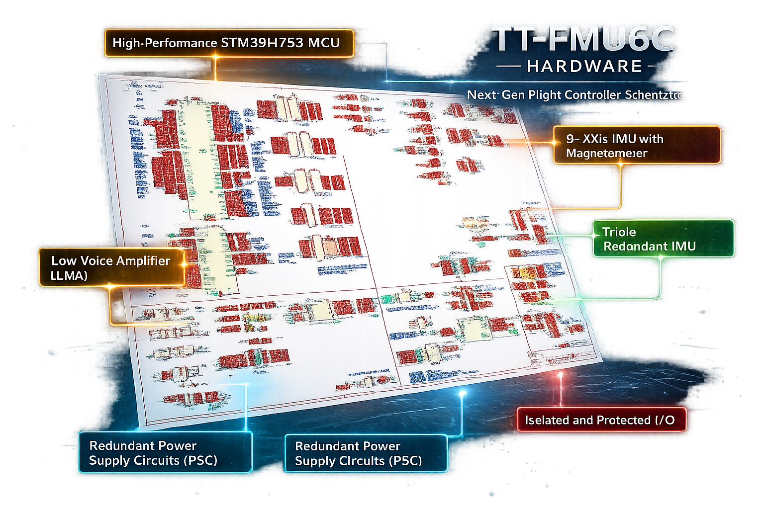 自動化 KiCAD 電路圖與 FMUv6C 重新設計